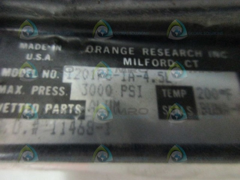 ORANGE RESEARCH 1201PG-1A-4.5L GAUGE 0-20 PSI  NSNP