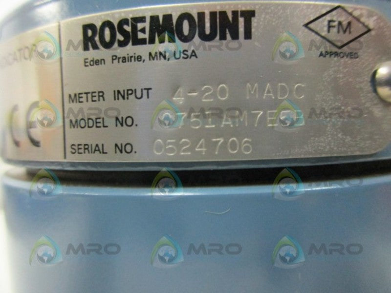 ROSEMOUNT 0751AN7E5B TRANSMITTER  NSNP