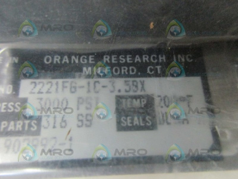 ORANGE RESEARCH 2221FG-1C-3.5BX  NSMP