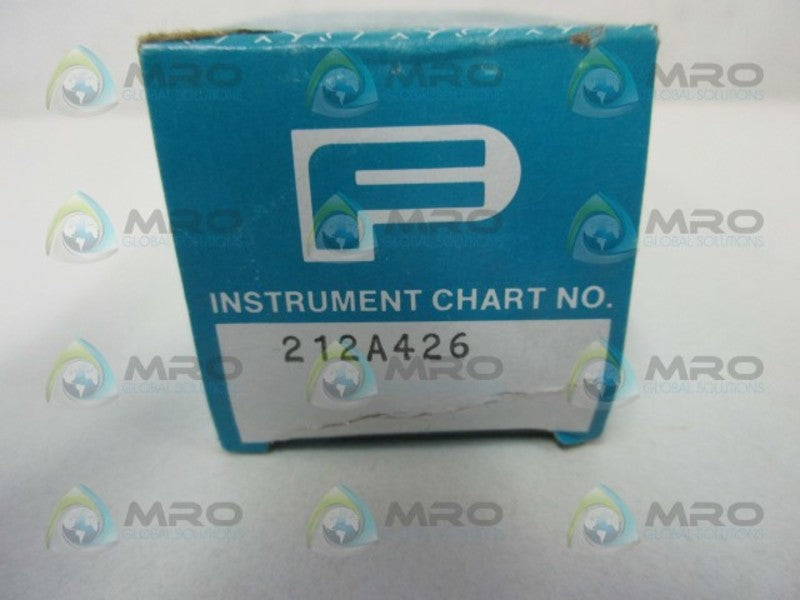 FISHER & PORTER 212A426 ROLL CHART  NSMP