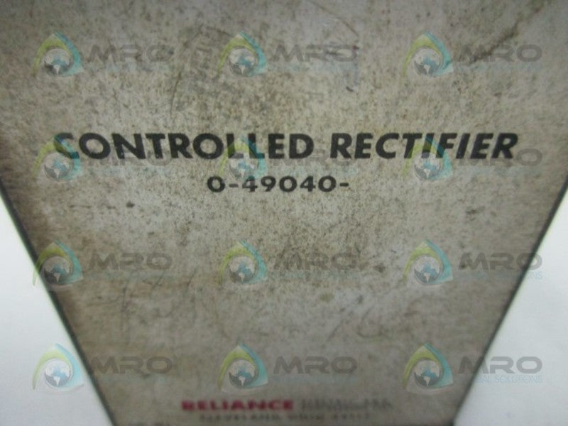 RELIANCE 0-49040 CONTROLLED RECTIFIER  UNMP