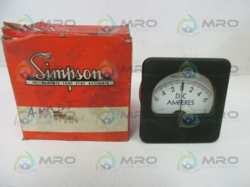 SIMPSON M10485-1 DC AMPMETER  NSMP