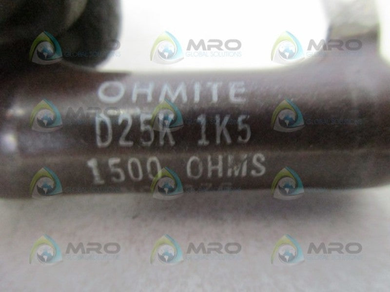 OHMITE D25K1K5 RESISTOR  NSNP