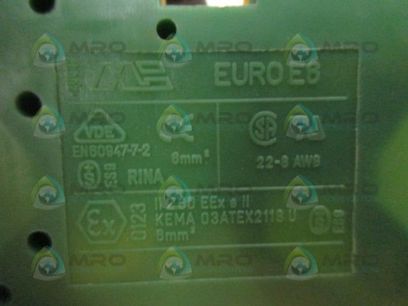 EURO E6 GROUNDING TERMINAL BLOCK  NSNP