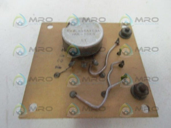 PILLAR AB1966-1 CIRCUIT BOARD  UNMP