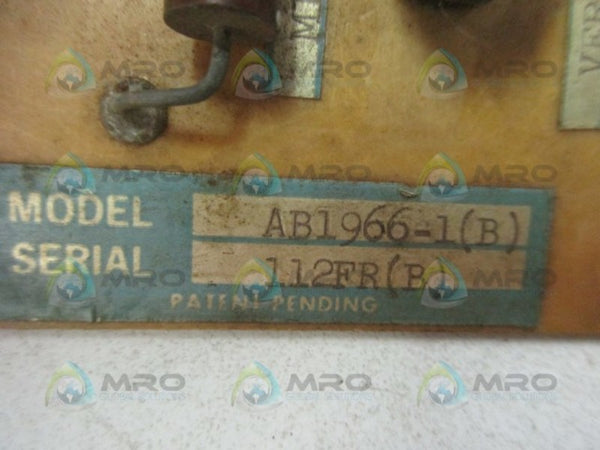 PILLAR AB1966-1 CIRCUIT BOARD  UNMP