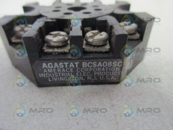 AGASTAT BCSA08SC RELAY SOCKET  UNMP