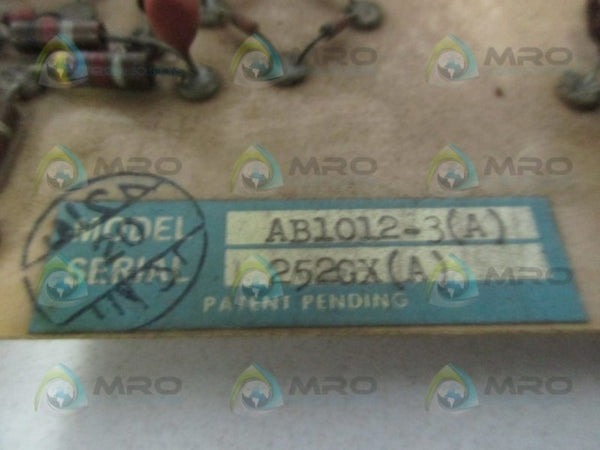 PILLAR TECHNOLOGIES AB1012-3 CIRCUIT BOARD  UNMP