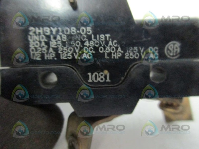ITT 2HBY108-05 BASIC SWITCH  UNMP