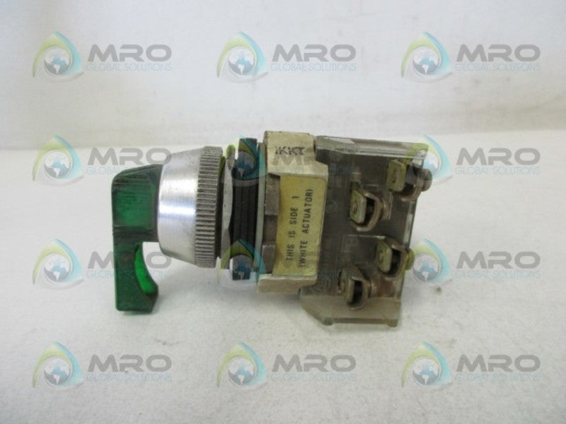 INDUSTRIAL SPARE PART 800T-16JX17KB7 SER. N SELECTOR SWITCH  UNMP