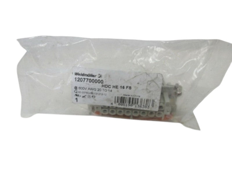 WEIDMULLER 1207700000 CONNECTOR  NSMP