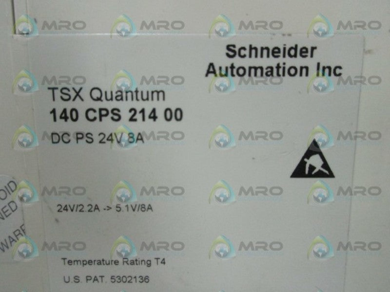 SCHNEIDER ELECTRIC 140-CPS-214-00 POWER SUPPLY  UNMP
