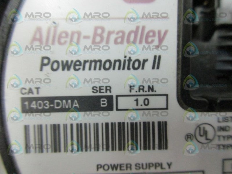 ALLEN BRADLEY 1403-DMA SER. B FRN. 1.0 DISPLAY MODULE  UNMP