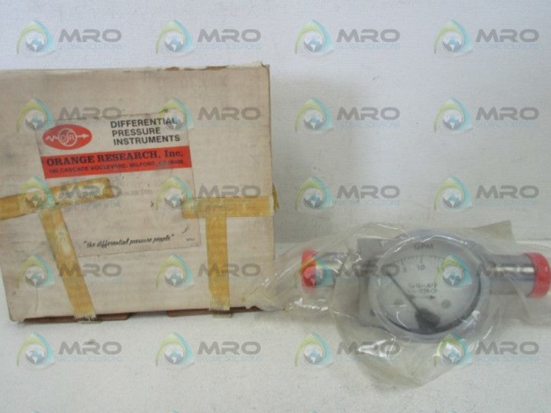ORANGE RESEARCH 2321FG-1C-2.5L DIFFERENTIAL PRESSURE GAUGE NSMP