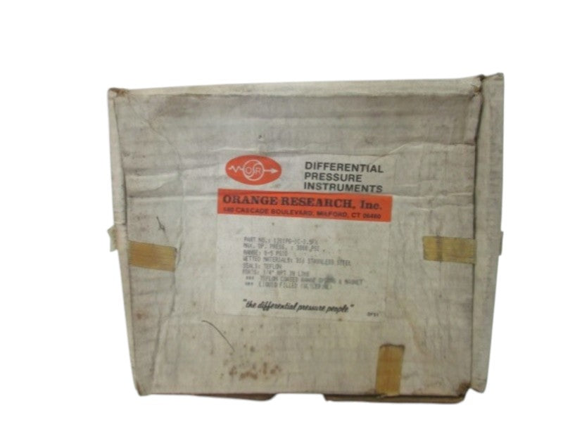 ORANGE RESEARCH 1201PG-1C-3.5FX DIFFERENTIAL PRESSURE GAUGE  NSMP