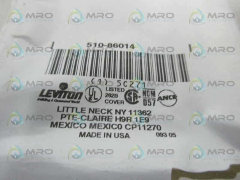 LEVITON 510-86014 WALL PLATE  NSMP