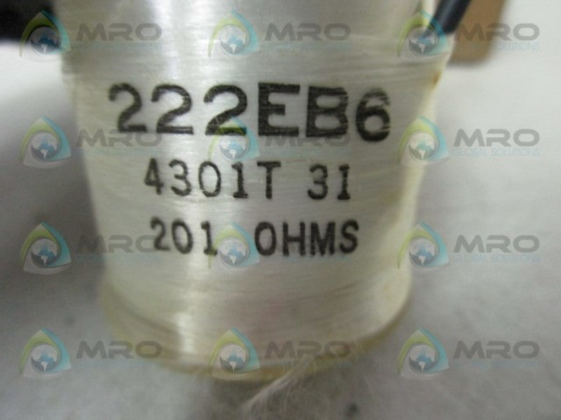 OTIS ELEVATOR 222EB6 OHMS COIL  NSMP