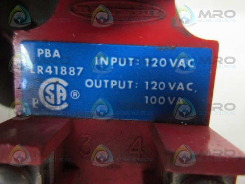 BANNER ENGINEERING PBA 120VAC UNMP