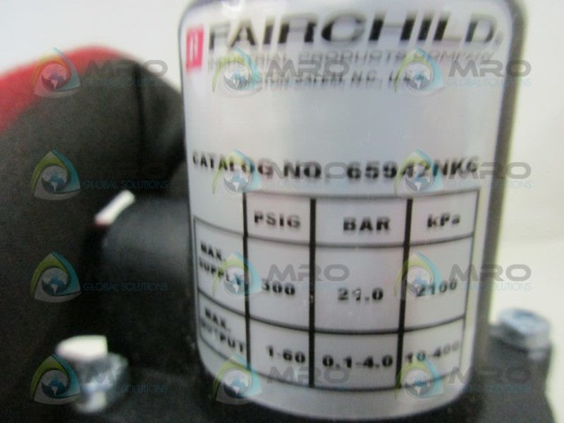 FAIRCHILD 65942NKG PNEUMATIC FILTER REGULATOR  NSMP