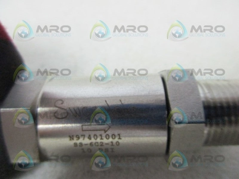 SWAGELOK SS-6C2-10 POPPET CHECK VALVE  NSNP