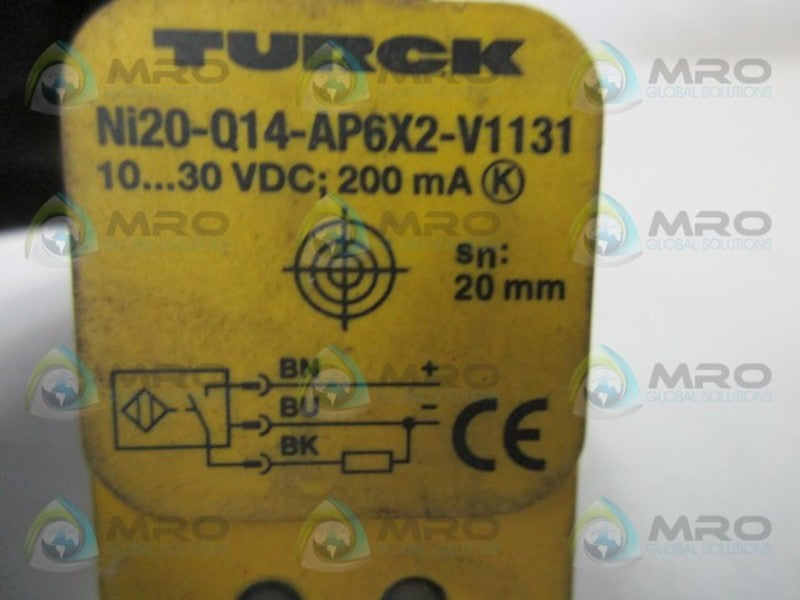 TURCK NI20-Q14-AP6X2-V1131 RECTANGULAR SENSOR  UNMP