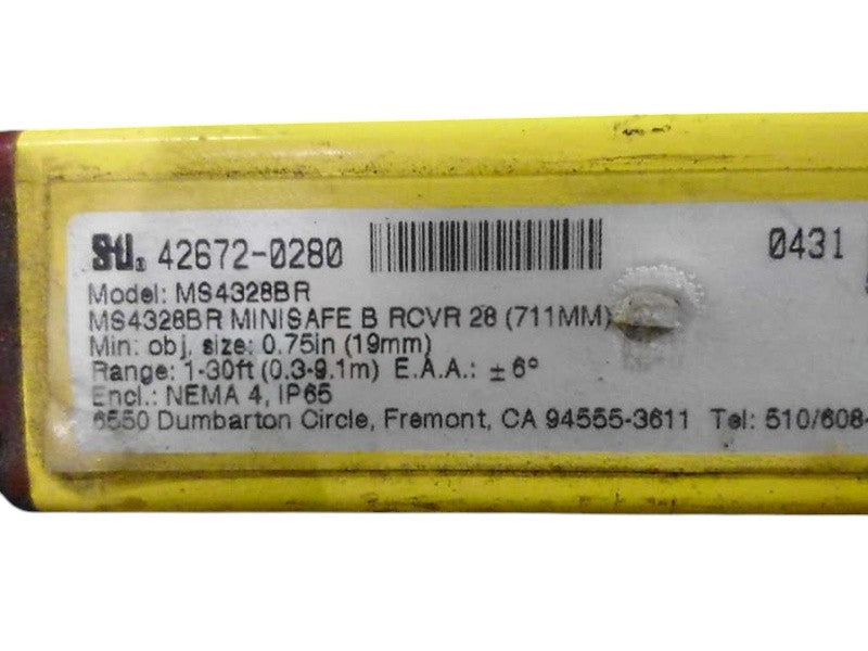 STI MINISAFE MS4328BR RECEIVER 42672-0280 28" 1-30FT  UNMP