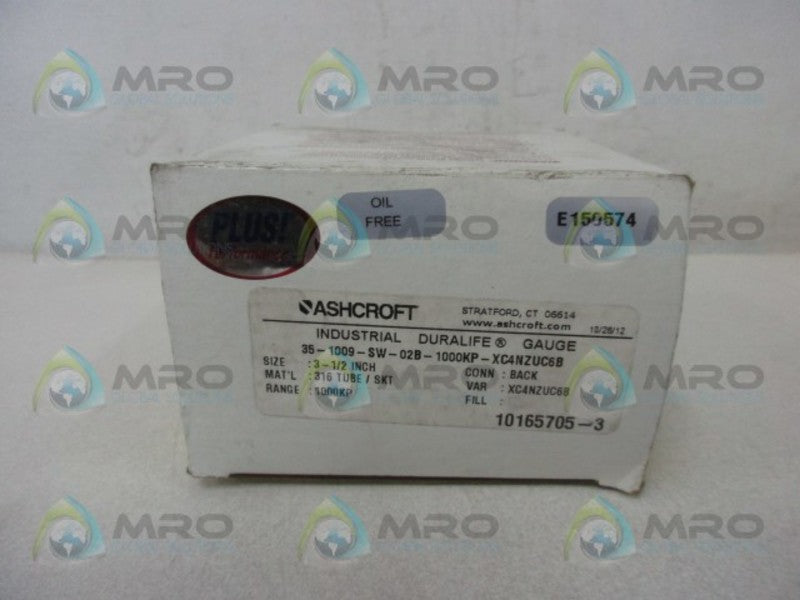 ASHCROFT 35-1009-SW-02B-1000KP NSMP