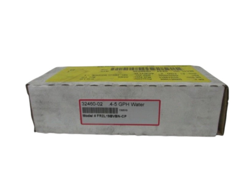 COLE-PARMER FR2L19BVBN-CP WATER METER 4-5 GPH  NSMP