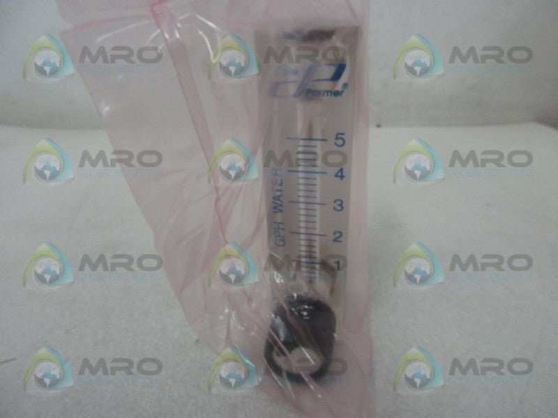 COLE-PARMER FR2L19BVBN-CP WATER METER 4-5 GPH  NSMP