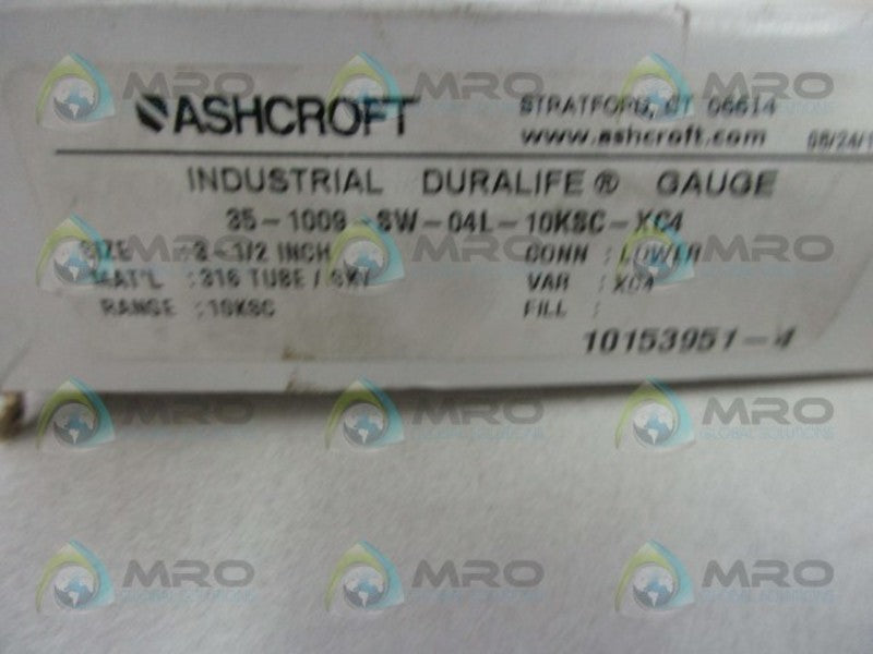 ASHCROFT 35-1009-SW-04L-10KSC-XC4  NSMP