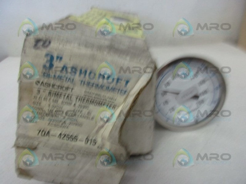 ASHCROFT 30E160E040-0/200 BIMETAL THERMOMETER  NSMP
