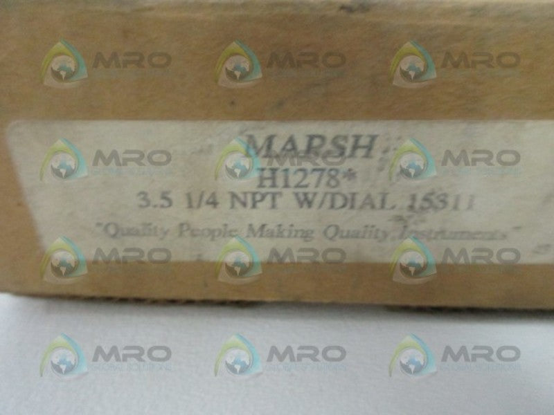 MARSH BELLOFRAM H1278 PRESSURE GAUGE  NSMP
