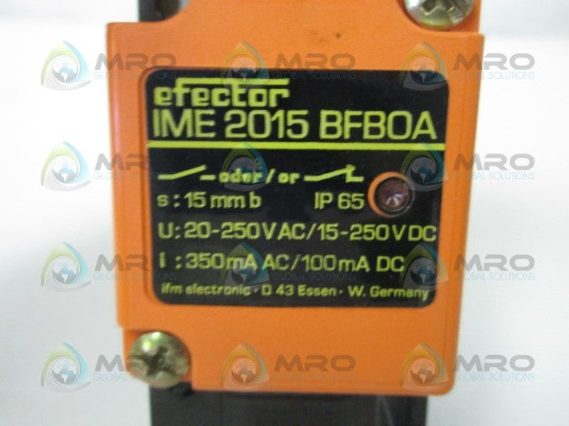 IFM EFECTOR IME2015 INDUCTIVE PROXIMITY SENSOR  NSNP