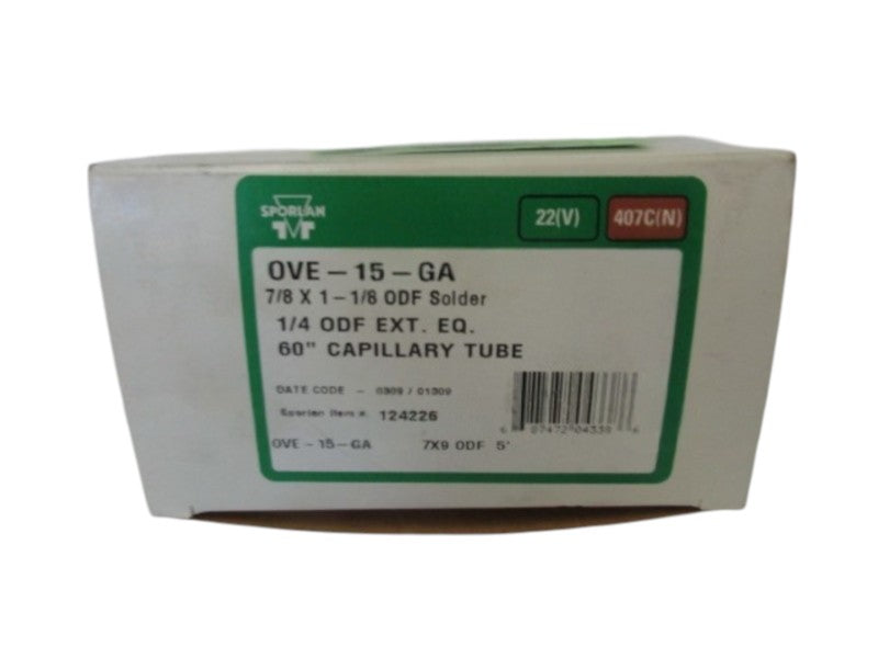 SPORLAN 0VE-15-GA CAPILLARY TUBE  NSMP