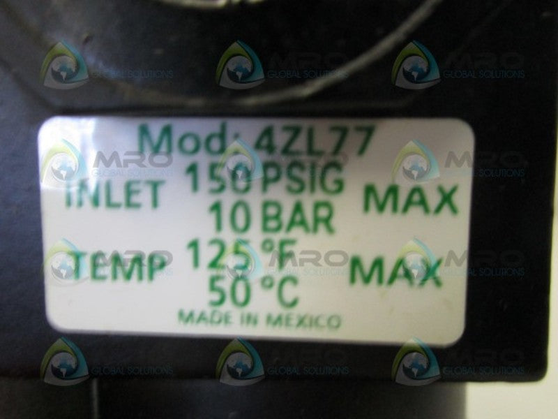 SPEEDAIRE 4ZL77 MIST LUBRICATOR  NSMP