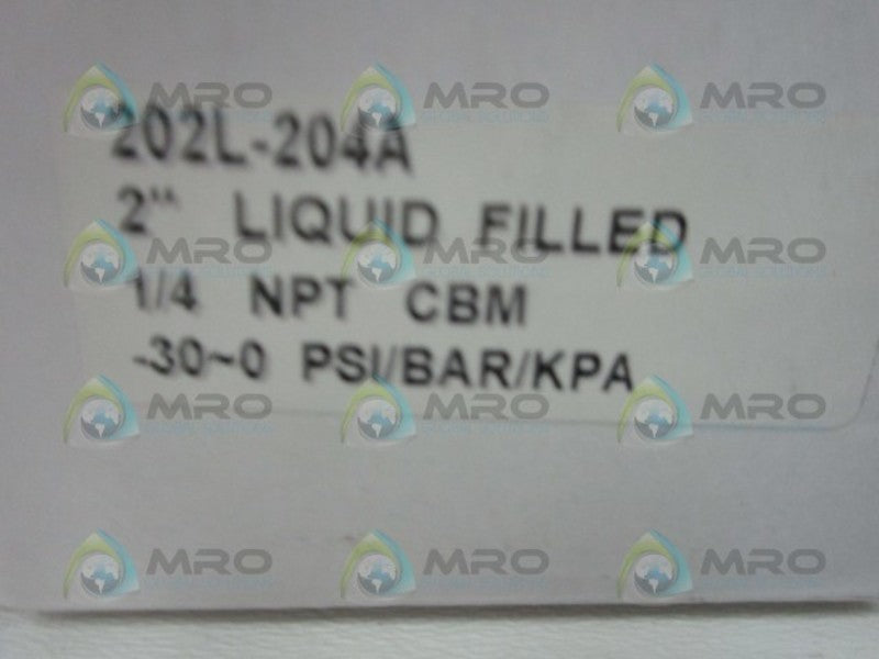 PIC 202L-204A PRESSURE GAUGE  NSMP