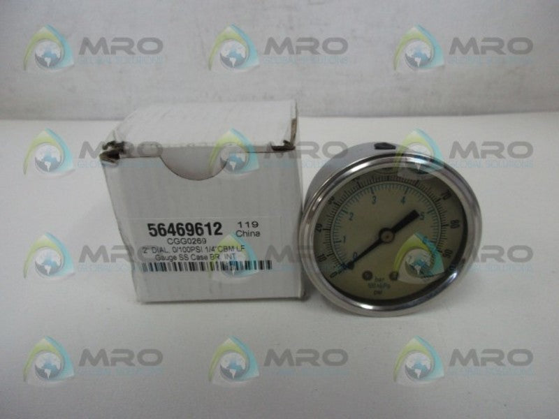 ASHCROFT 56469612 PRESSURE GAUGE 0-100 PSI  NSMP