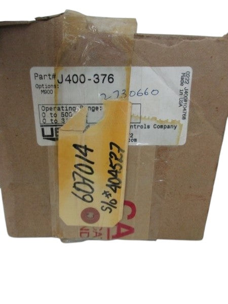UNITED ELECTRIC J400-376 PRESSURE CONTROLLER  NSMP