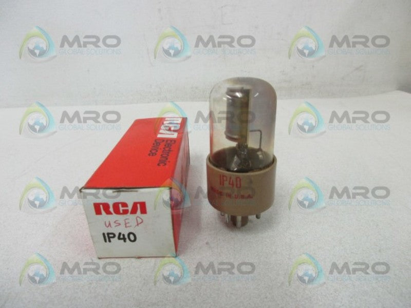 RCA IP40 ELECTRONIC VACUUM TUBE  NSMP