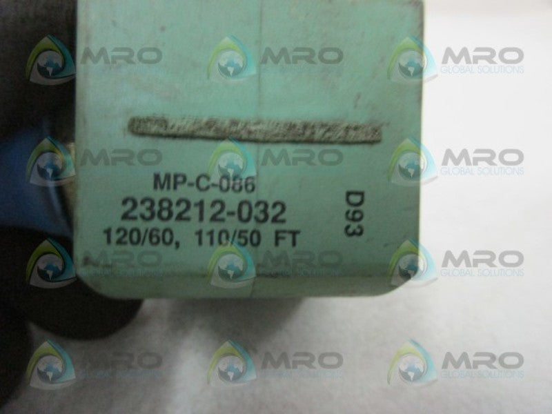 ASCO 238212-032 SOLENOID COIL 110/120V  UNMP