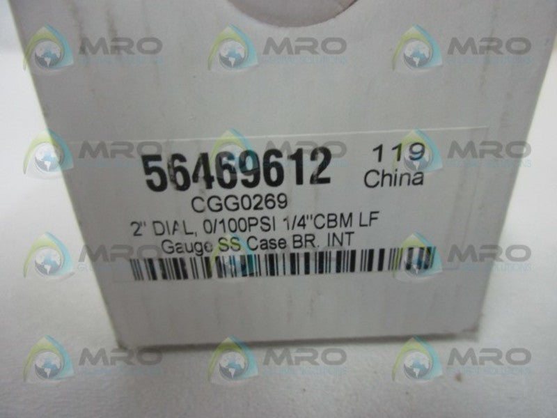 NULINE CGG0269 PRESSURE GAUGE 0-100  NSMP