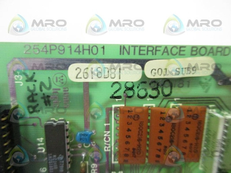 WESTINGHOUSE 254P914H01 INTERFACE CARD  UNMP