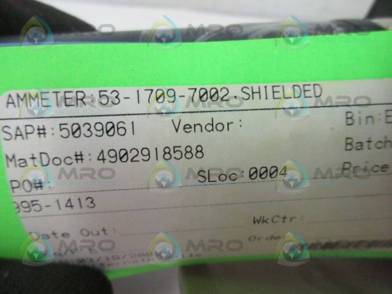 API INSTRUMENT 53-1709-7002 METER  UNMP