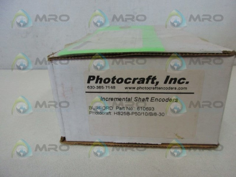 PHOTOCRAFT HS25B-P50/10/B/8-30 ENCODER  NSMP