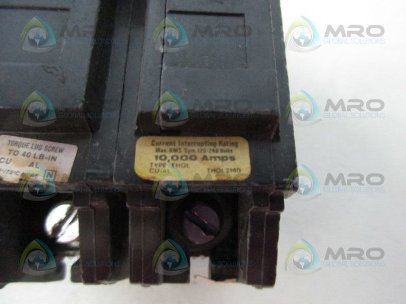 GENERAL ELECTRIC THQL2140 CIRCUIT BREAKER  UNMP