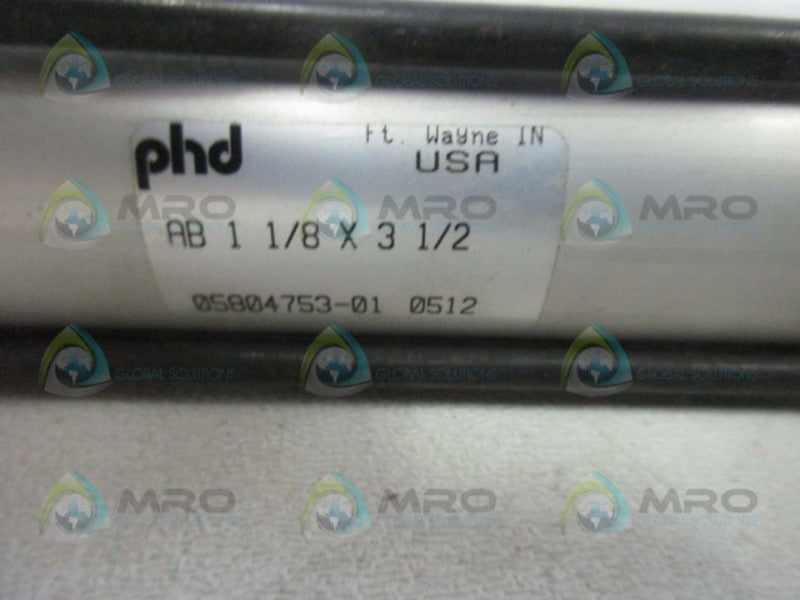 PHD AB1-1/8X3-1/2 PNEUMATIC AIR CYLINDER  UNMP