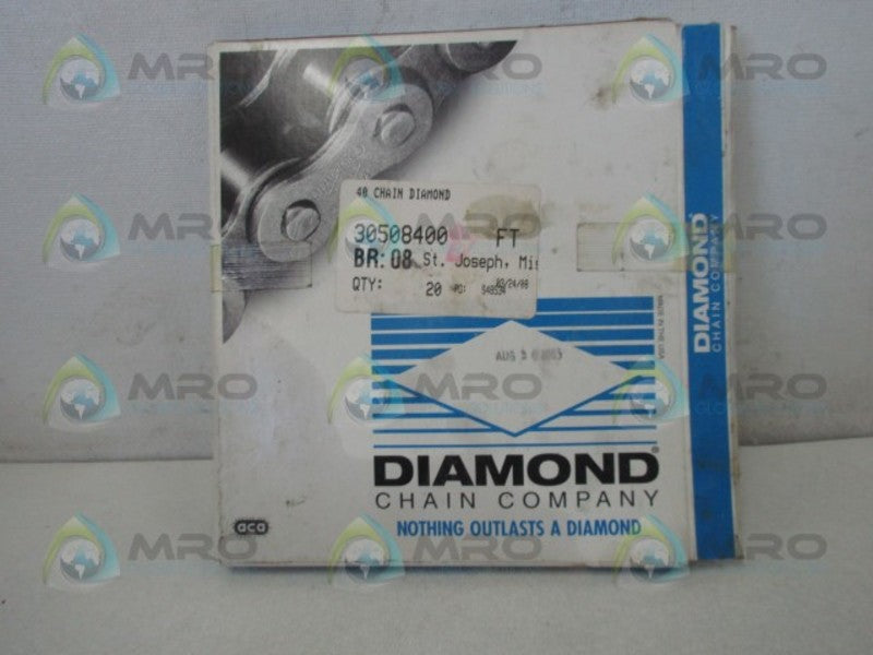 DIAMOND CHAIN 30508400 ROLLER CHAIN  NSMP