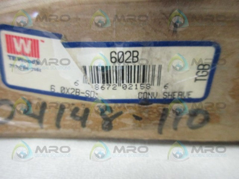 TB WOODS 602B PULLEY SHEAVE (AS PICTURED)  NSMP