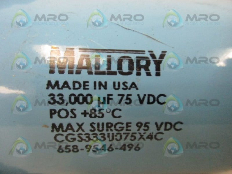 MALLORY CGS333U075X4C CAPACITOR  NSNP