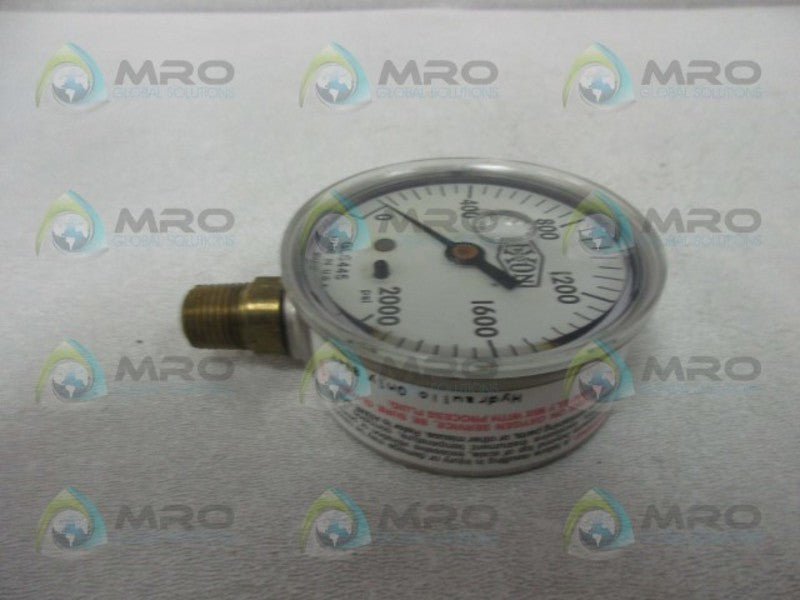 DIXON GLS445 LIQUID FILLED GAUGE  NSNP